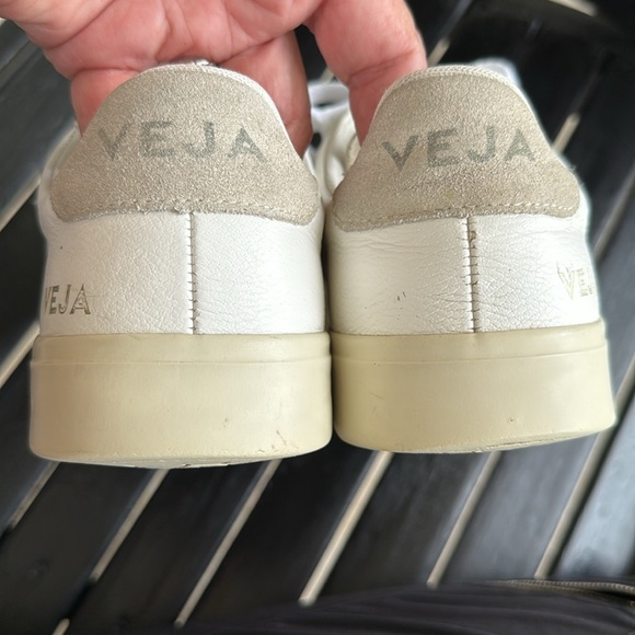 Veja White and Tan Sneakers - Picture 3 of 14
